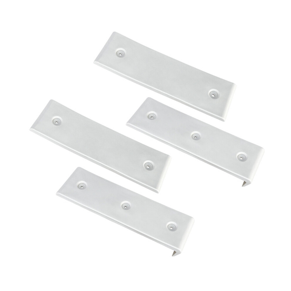 Marine Trailer Bunk Slide Pads & End Caps Set Abs Suitable For 3X10 Inch Boat Black 7754004627581