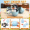 Bundle Of 4 ABS Plastic Easter Dinosaur Eggs With Winding Function for Vehicle 1