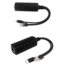 2X for Raspberry Pi 4B Poe Splitter 10/100/1000Mbps 5V 3A Type C Poe Splitter for Raspberry Pi 4B