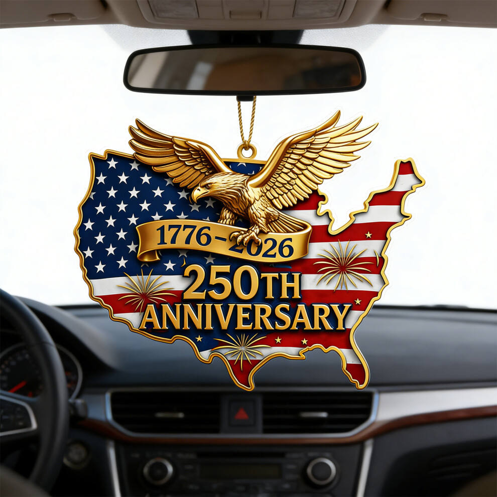 Stylish Bird Pattern Acrylic Rearview Mirror Pendant 80Mm For Vehicles & More Style2 7754004650367
