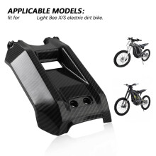 Sturdy Battery Guard With Carbon Appearance For Trail Motorcycle
