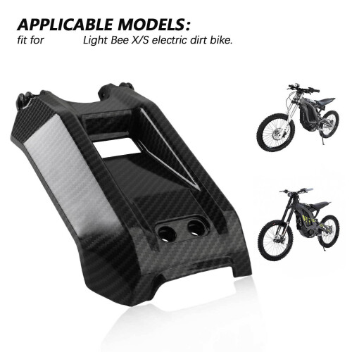 Sturdy Battery Guard With Carbon Appearance For Trail Motorcycle