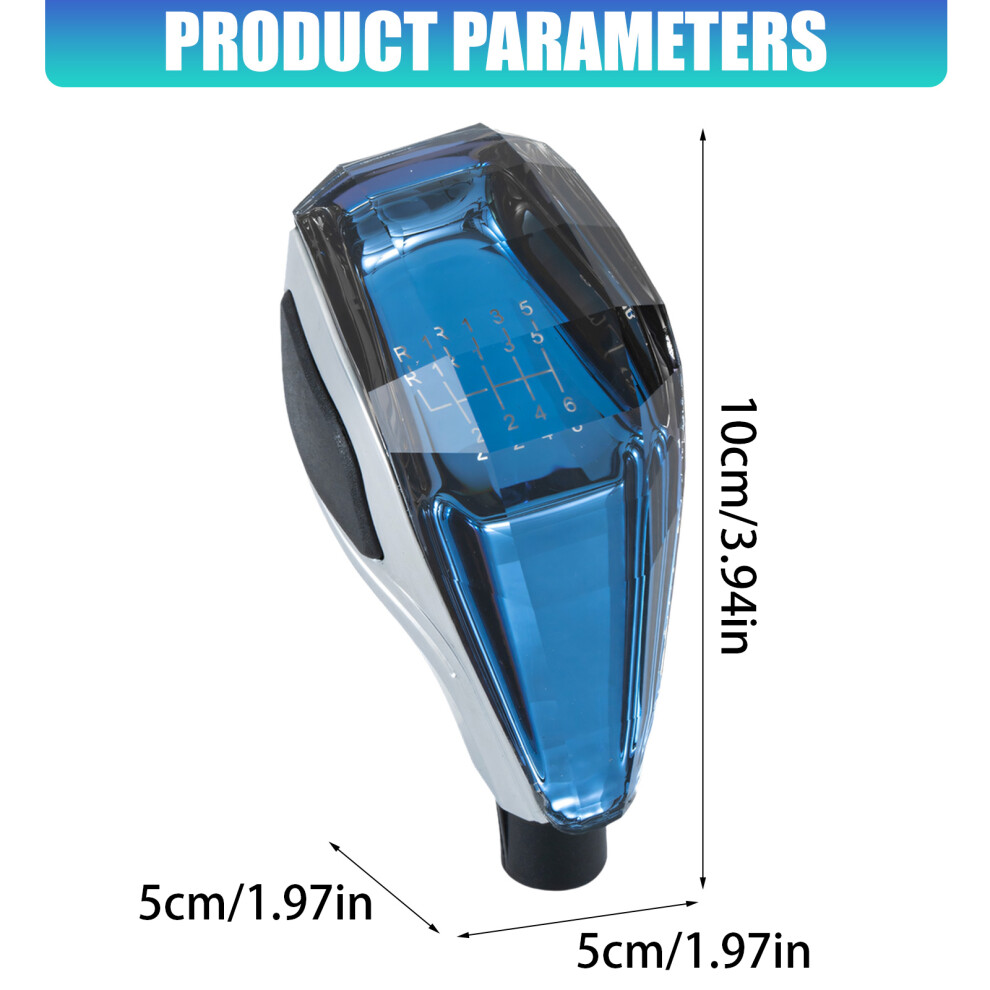 Ergonomic Design Led Up Shifter Knob For Vehicles For Interior 135 24R Light/Gray 7754004666764