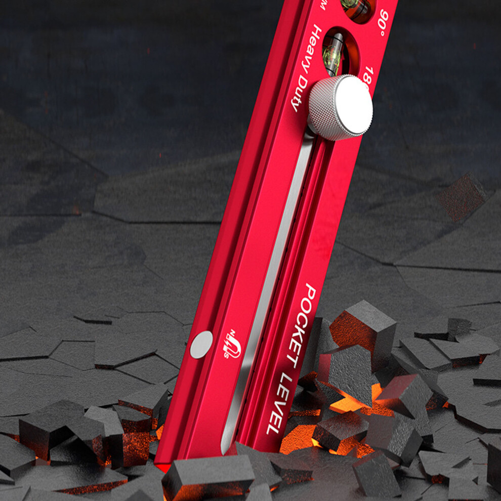 Heavy Duty Magnetic Marking Protractor Multiple Angled Ruler Foldable Depth A 7754004628724