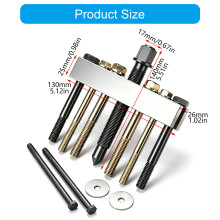 Complete 10Pcs Crankshaft Pulley Extractor Set Build For High Torque Performances