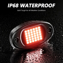 Waterproof 36 LED Car Underglow Chassis Light Shockproof PVC Ambience Light Green