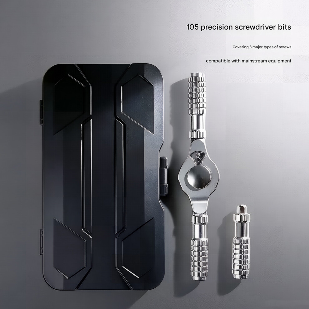 Ratchet Screwdriver Set With Precisions Steel And Case For Furniture Assembly 7754004597976