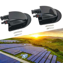 Reliable ABS Water Resistant Cable Protector for Camping Vehicle Solar Panel White