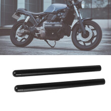 Clip On Ons Replacement Handle Bar Ergonomic Design Motorcycle Handlebar Tubes Silver