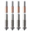 4Pcs for QIDI Plus4 Bimetal Nozzle Quick Removal Ceramic Insulation Integration 0.4mm Nozzles HighTemperature Resistance 1