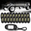 36 LED Vehicle Accent Lighting System Multiple Color Underglow Chassis Light Blue 1