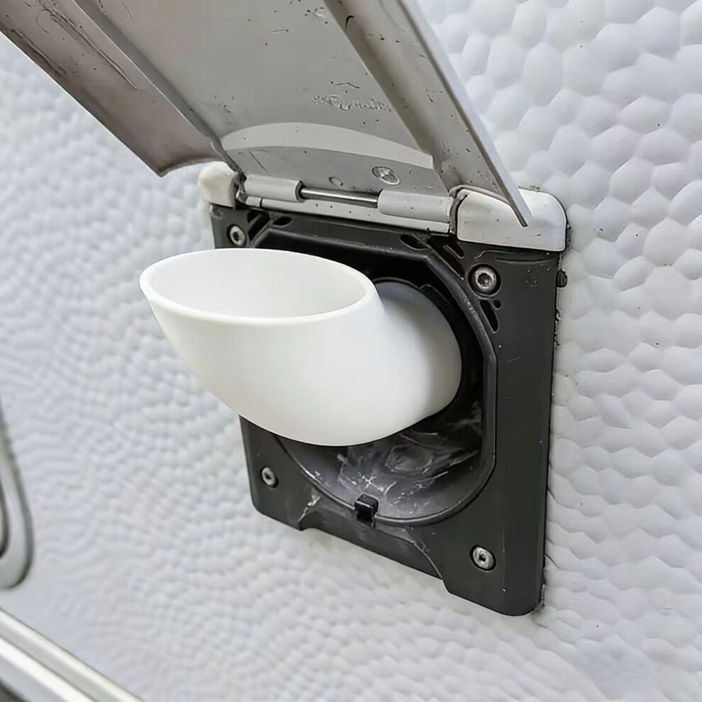 Heavy Duty Quick Connection Motorhome Water Refill Funnel Perfect For Outdoor White 7754004655522