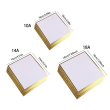 10Pcs Gold Border Sketch Drawing Paper Sketch Pad Signature Board For Artists A18
