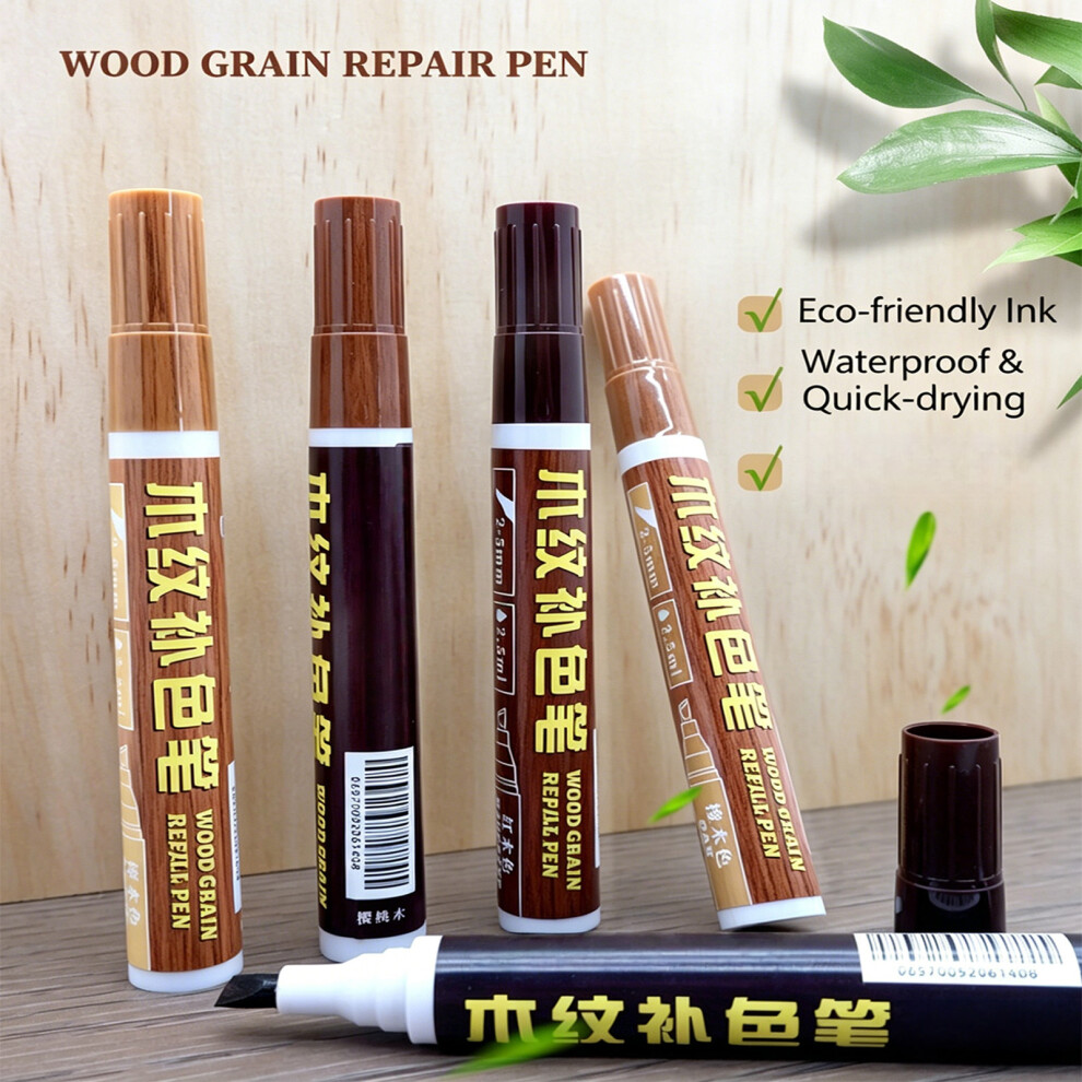 Furniture Repair Pen Wood Markers For Scratches Wood Scratch Repair Restore Cherrys Wood 7754004624320