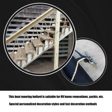 Mooring Cleat With Quick Installation For Docks Mooring Pier Canoe Tie Down 10 inches
