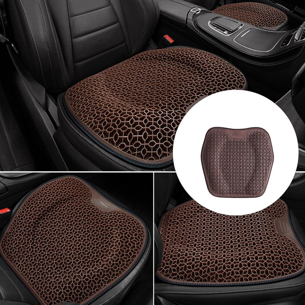 Strong Honeycomb Gels Seat Pad Ergonomic Seat Pad For Cars Offices & Home Glossy Black 7754004580473