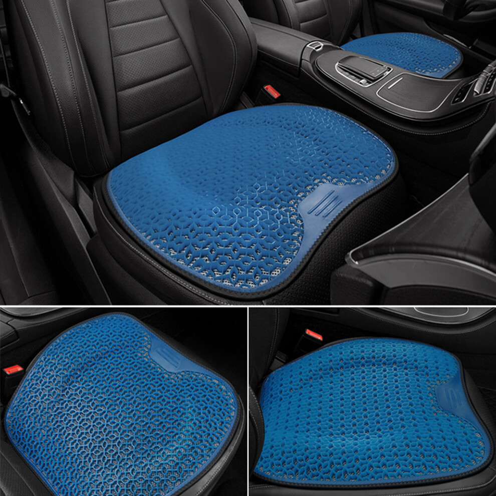 Ergonomic Gels Car Seat Pad With Air Circulations Washable For Day Comfort Glossy Gray 7754004580480