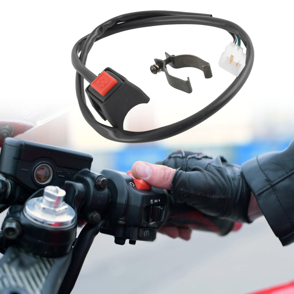 Atv Ignition Switches Abs Housing 55Cm Wiring Harness Universal Red 7754004657410