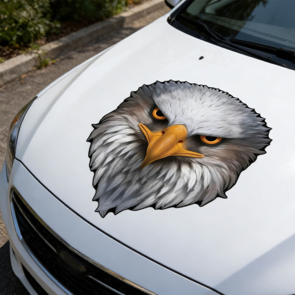 Striking Reflective Patriotic Bird And Flag Decal For Multiple Surfaces L Style3 7754004656963