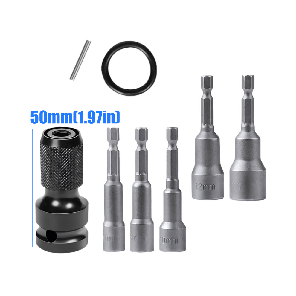 Reliable Sockets Conversion Kit 1/2Inch To 1/4Inch Alloy Adapter For Mechanics 7754004597884