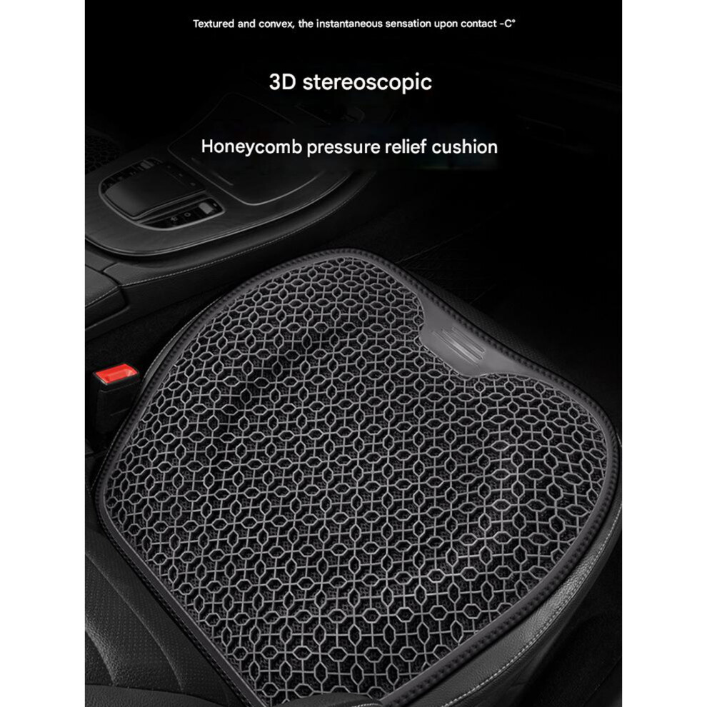 Ergonomic Gels Car Seat Pad With Air Circulations Washable For Day Full Gel Lumbar Supp 7754004580534