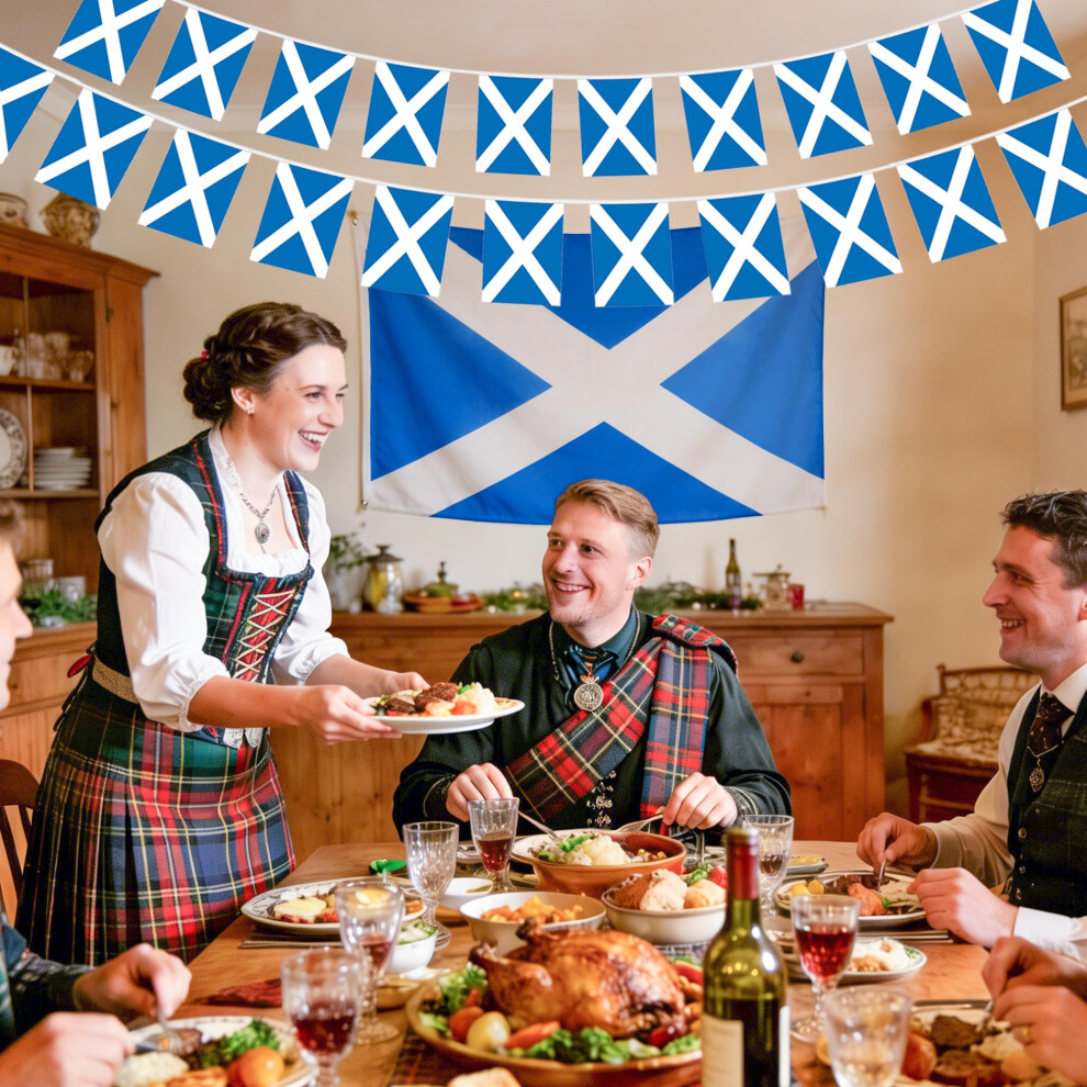 Photos - Football Kit Scottish Scotland Flags Bunting World Cup Merchandise 2026