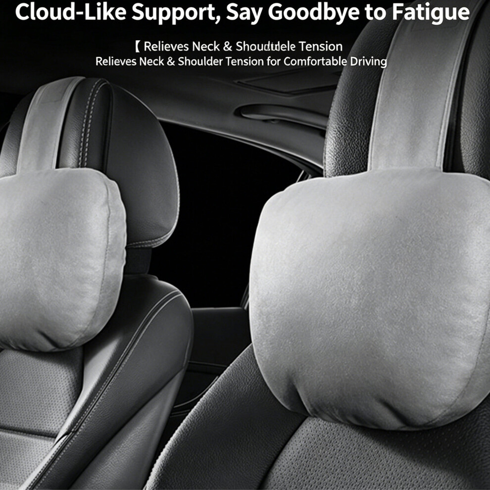 Vehicle Interior Accessories Ergonomic Head Rest Pillow For Driving Comfort Beige 7754004600010