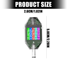High Precisions Digital Voltage Meter With Realtime Current Power Display