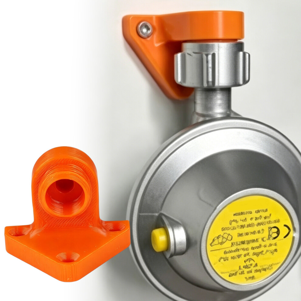 Wall Mount Bracket For Motorhome Air Pressure Regulator Secure And Space Saving Orange 7754004581272