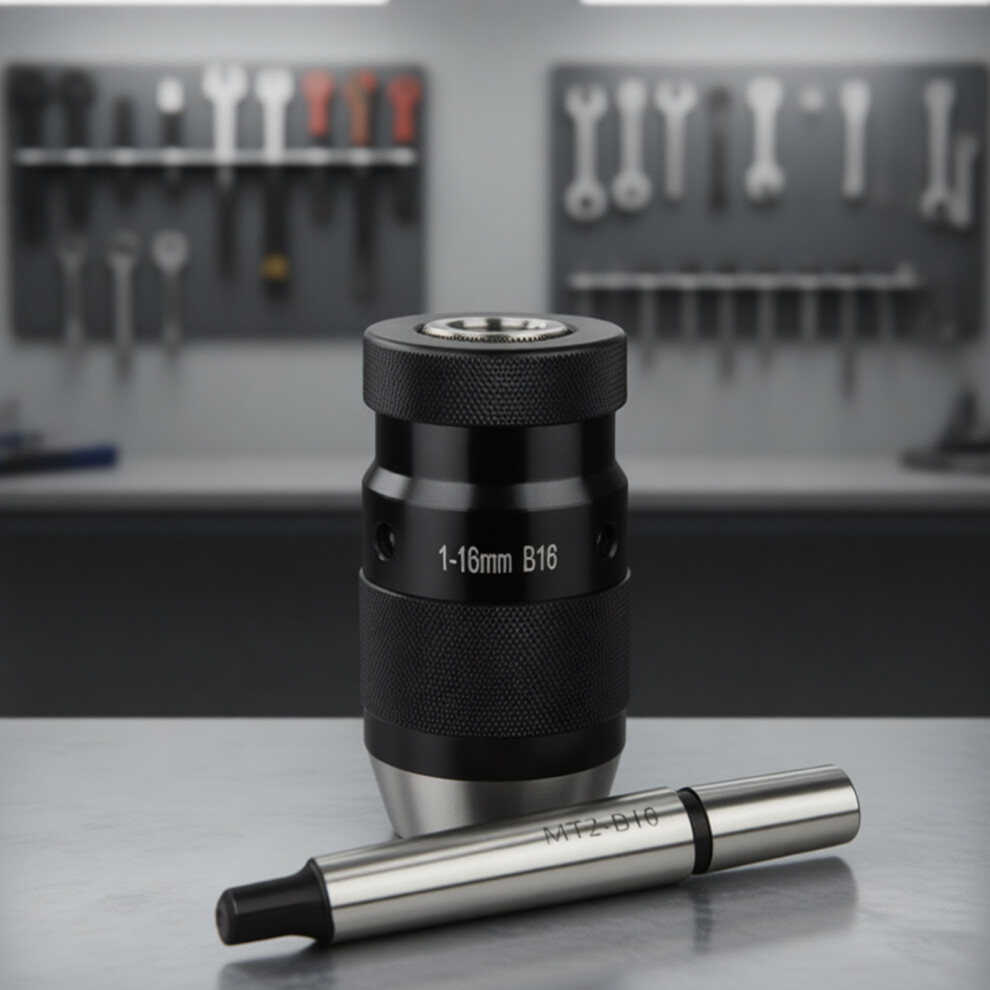 Efficient Mt2âB16 Automatic Tightening Drill Chucks 1Â16Mm For Smooth Drilling 7754004574021