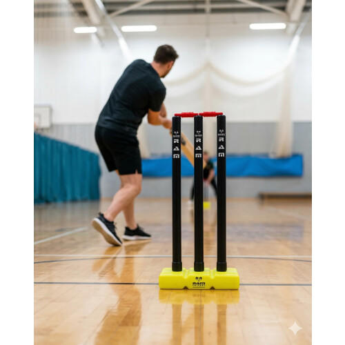 Ram Cricket Crazy Cricket Batting Stumps - Durable Plastic Construction with Unp 2