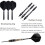 sanfeng Professional 3 Pack 24 Grams Steel Tip Darts Set With Brass 5