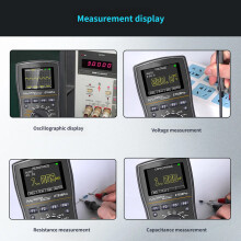 2 In 1 Oscilloscope And Digital Multimeter 6000 Counts 2.4 Inch Color Screen