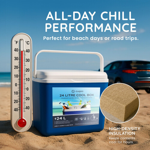 CUQOO Cool Box | Cooler Box Ice Box - Camping Cool Boxes Beach Travel Bag 2