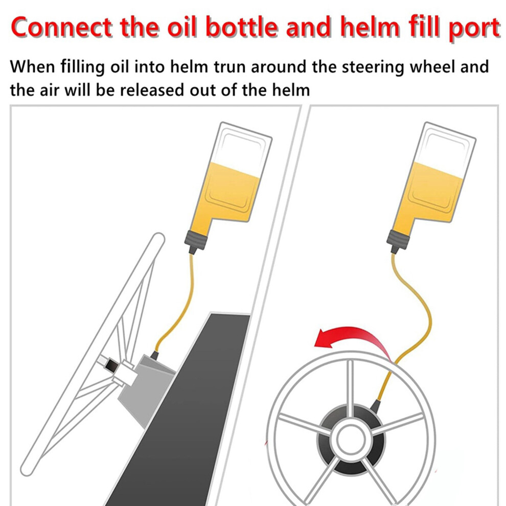 Hydraulic Steering Bleed Marine Applications Marine Bleeder Tool Marine Bleeding 55Cm Suit 7754004656833