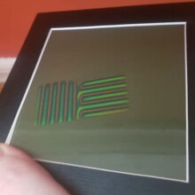 Magnetic Field Viewing Film, Magnetic Field Viewer, Magnetic Display 3 Size 5X10CM