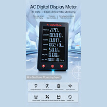 Easy To Use AC Digital Voltage Current Power Energy Frequency Monitor With switching