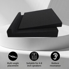 Studio Grade Speaker Shock Absorbing Pad Prevent Rumbling And Distortions 33X27X4cm