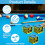 Gubilacrum 12 Pieces Blue Pool Chalk for Billiard Accessories, Pool 3
