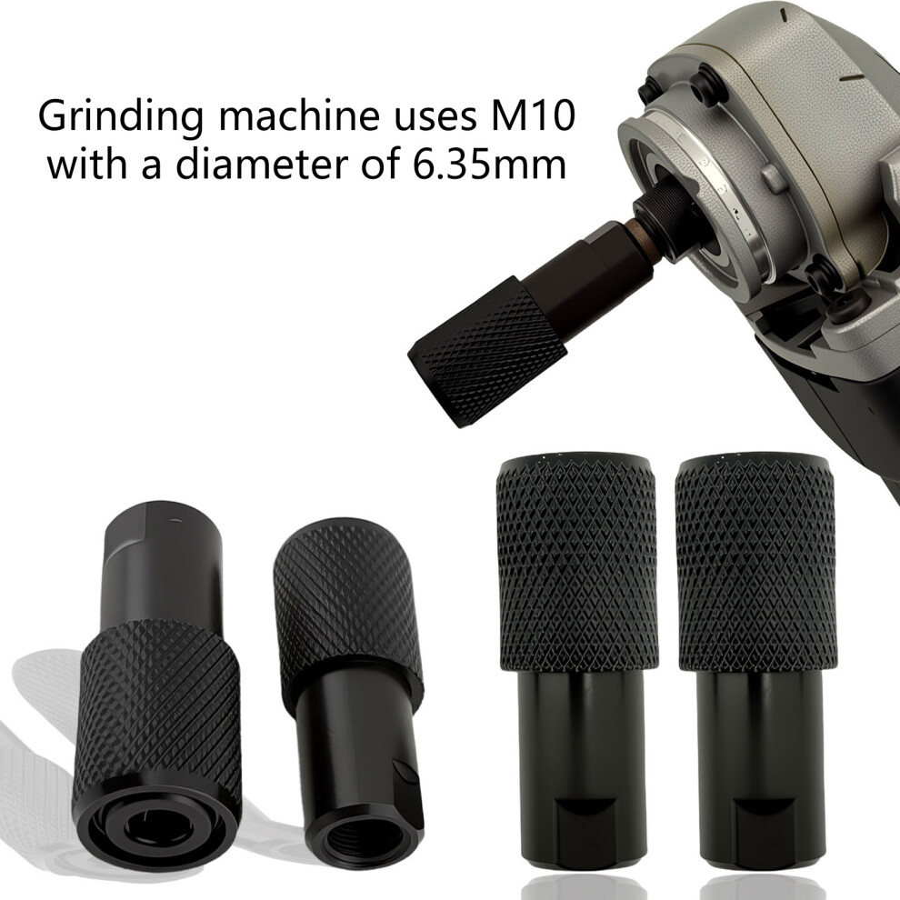 Angles Grinders Adapter For Step Drills M10 To 6.35Mm Hex Shank Converters Fittings 7754004595514