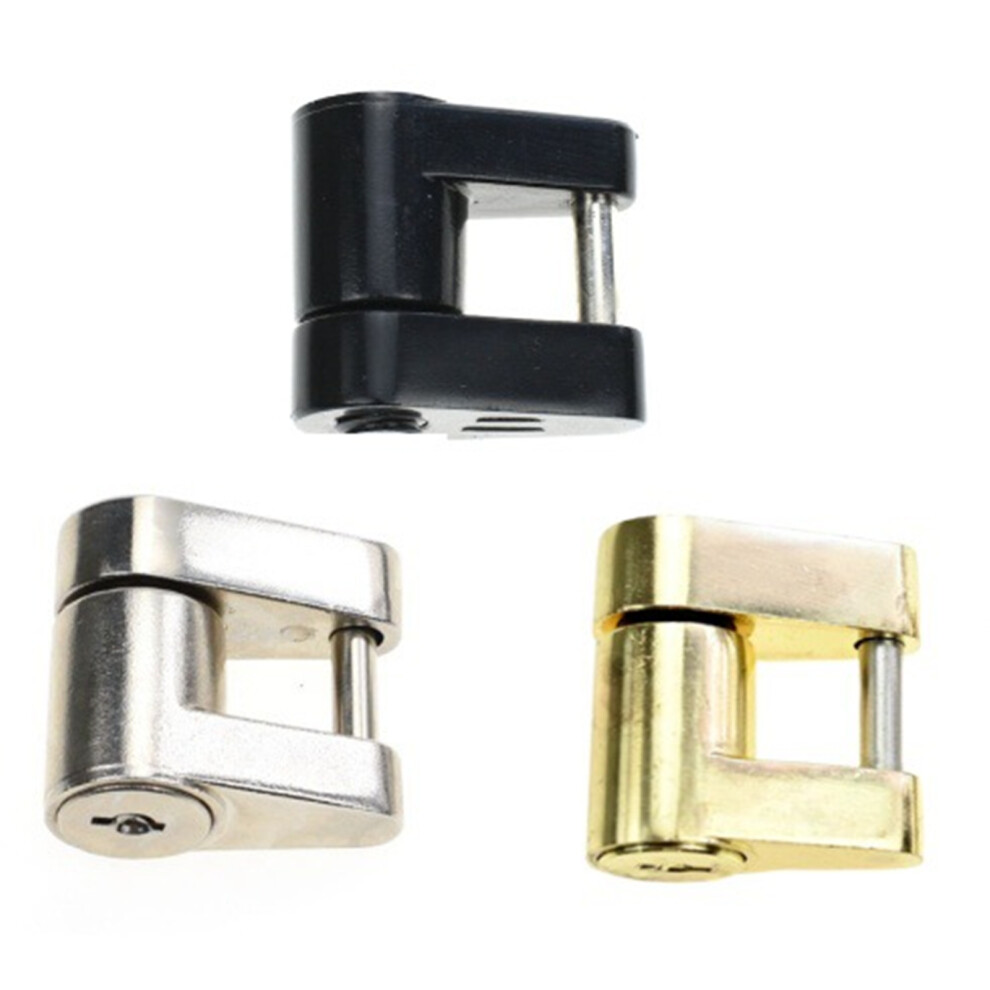 Weatherproof Trailer Coupler Lock With Anti Pick Cylinder Metal For Outdoor Yh3682 Black 7754004633810