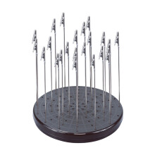 Plastic Rotating Display Stand With Secure Holders For Model Coating 20clips