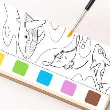 Watercolor Painting Notepads Included Paint and Art Brush For Boys Wonderful forests