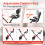 Upgraded Folding Exercise Bike with 16-Level Adjustable Magnetic 6