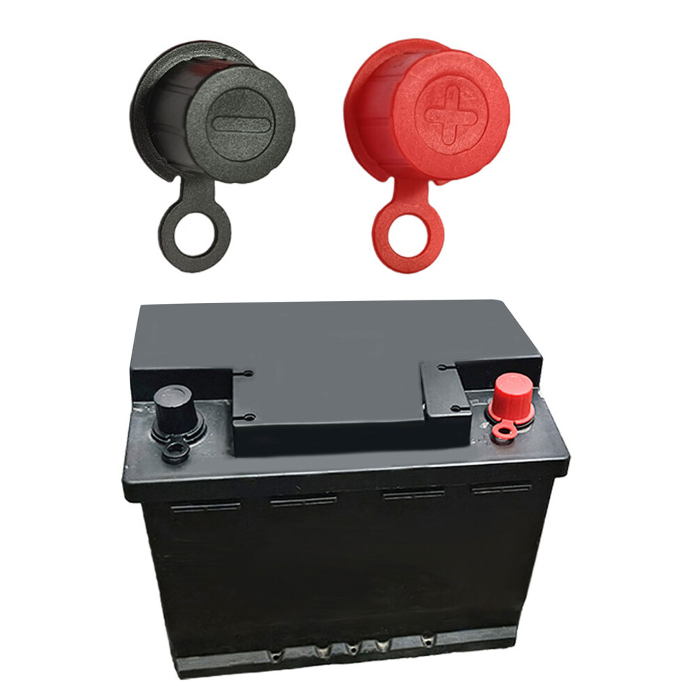 2Pcs Auto Battery Post Insulator Caps Upgrades For Positive & Negative Terminals A 7754004638976