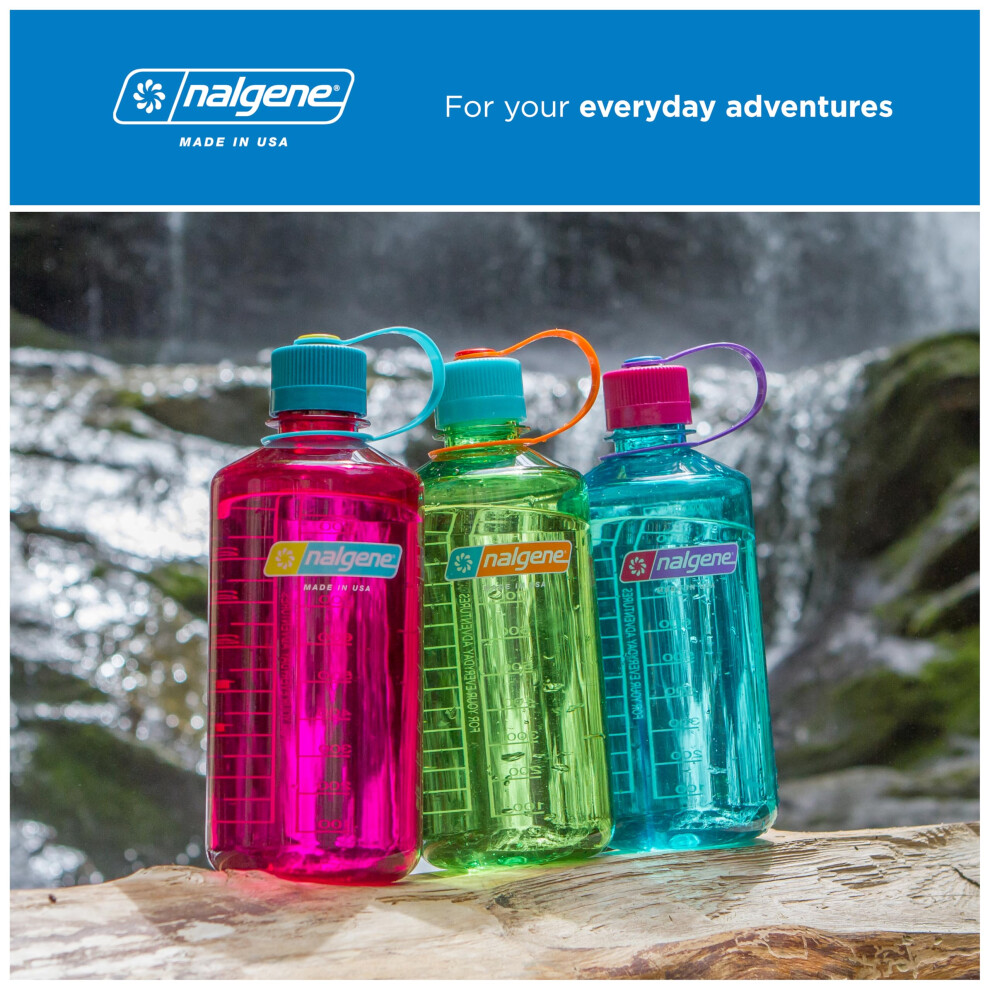 Photos - Climbing Gear Nalgene Sustain Tritan BPA-Free Water Bottle Made with Material Derived from 50 Plastic Waste, 32 OZ, Narrow Mouth, Jade