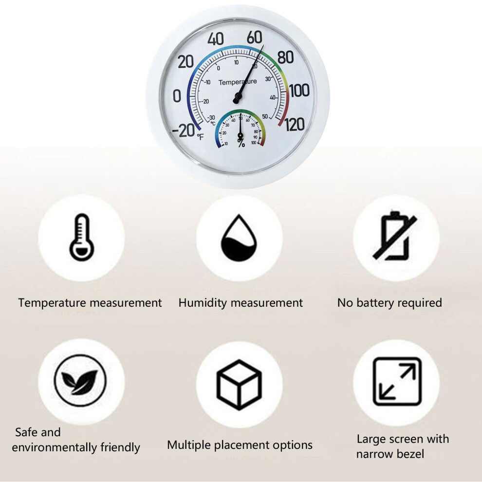 Multipurpose Sauna Bathroom Thermometers Hygrometer Gauges For Clear Reading 7754004586376