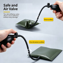 Adjustable Door Window Installation Air Bag For Quick Positioning And Sealing square green