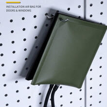 U Shape Installation Air Bag With Aluminum Alloy Structure For Door Window U shaped green