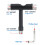 YOUSHARES Skateboard Tool, T-Bone Roller Skate Tool new, Multi T Tool For Skateboard T-type Tool (Black) 2